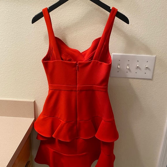 BCBG Maxazria red dress size 0 - Picture 3 of 4